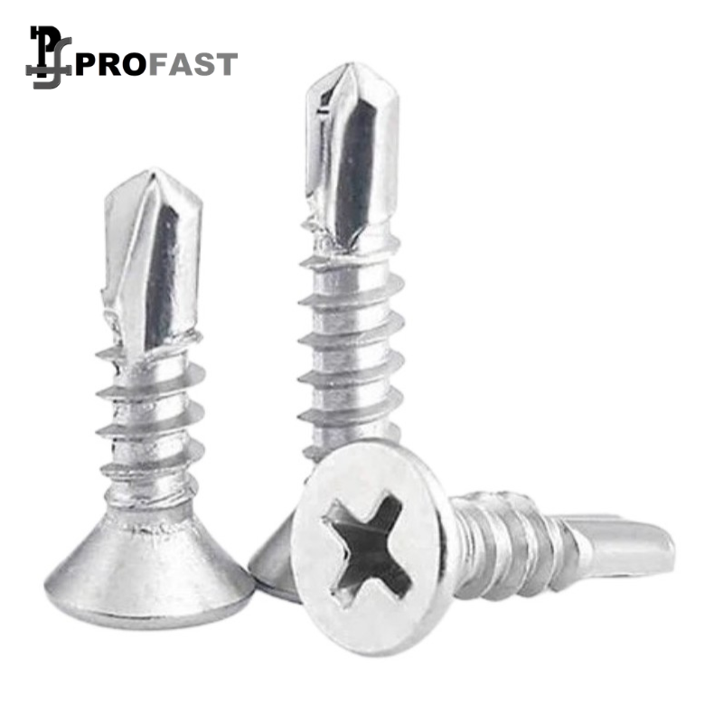 Countersunk Head Self Drilling Screw (SS410)