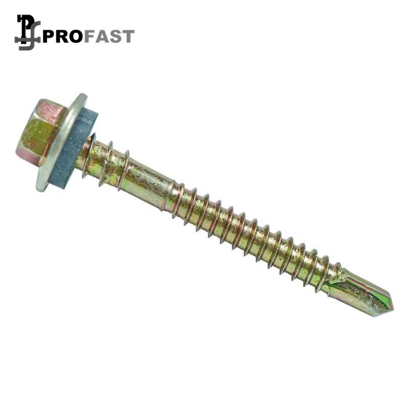 Hexagon Self Drilling Reamer Screw with Bonded Washer (ZY)