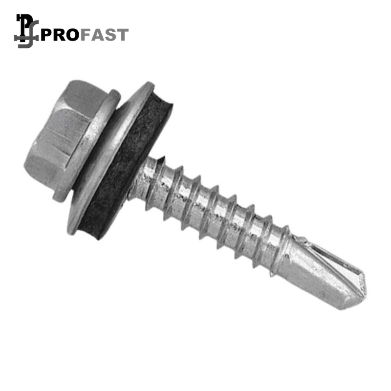 Hexagon Self Drilling Screw With Bonded Washer (SS)