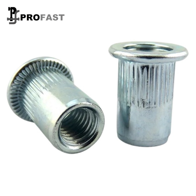 Rivet Nut BEM, Knurled Body (ZP)